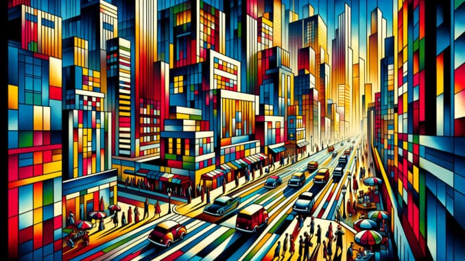 cubofuturistiche città passate - effe