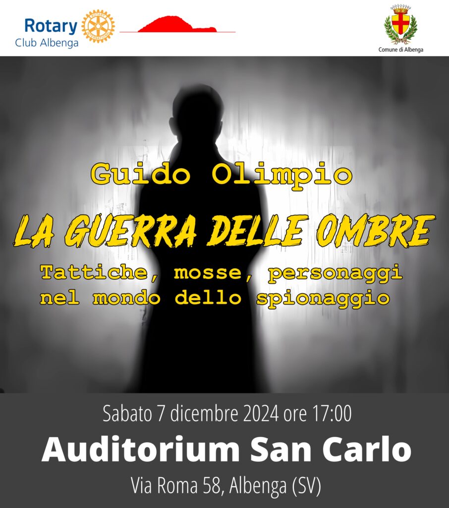 guerra delle ombre incontro con Guido Olimpo ad Albenga