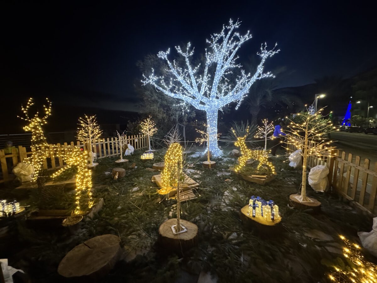 il villaggio di Natale sul Belvedere Chiara Luce Badano ad Andora