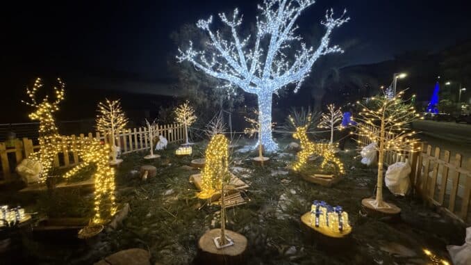 il villaggio di Natale sul Belvedere Chiara Luce Badano ad Andora