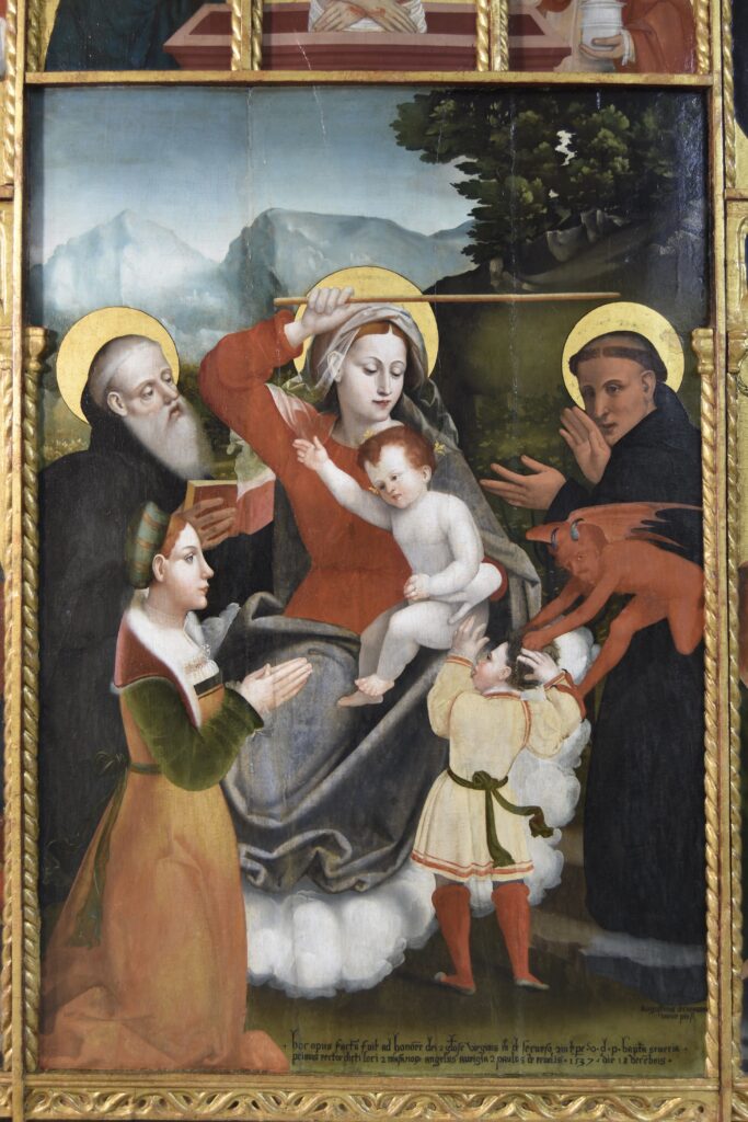 madonna del soccorso dopo il restauro