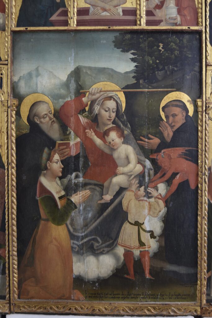madonna del soccorso prima del restauro