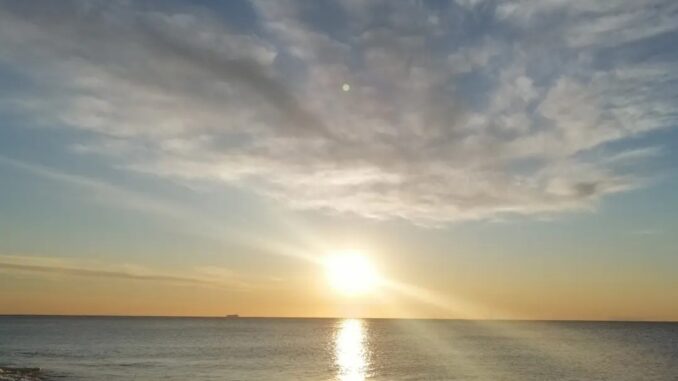 riflessi di sole e di mare