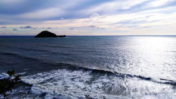 sulle onde del mare