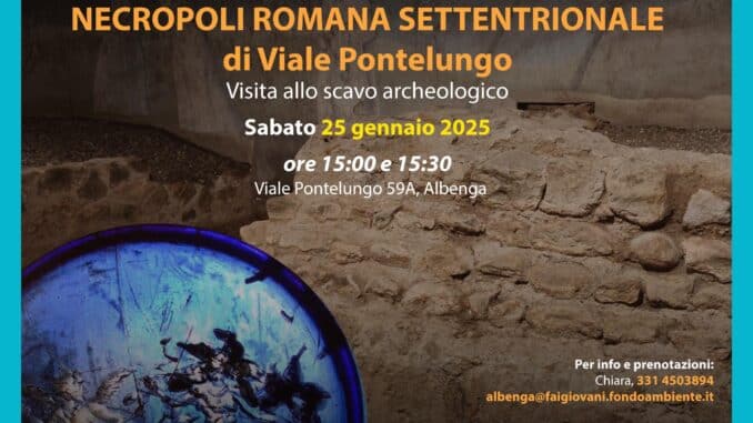 Visita alla Necropoli Romana Settentrionale di Albenga