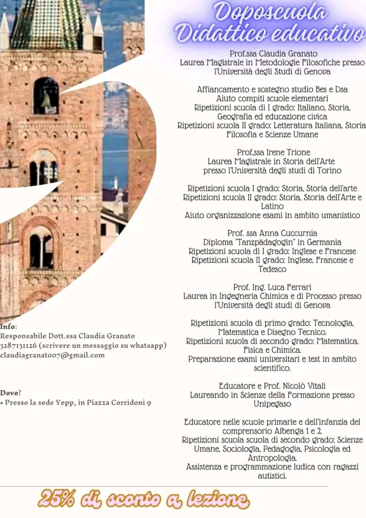 didattico educativo Albenga