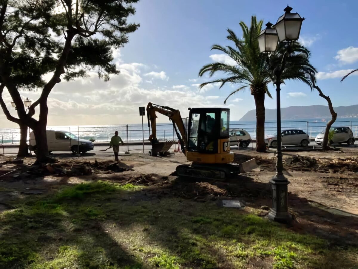 lavori ad Alassio ex area Adelasia
