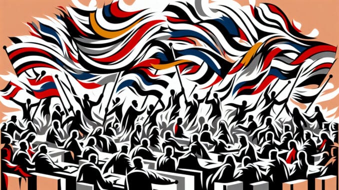 politica e bandiere - effe