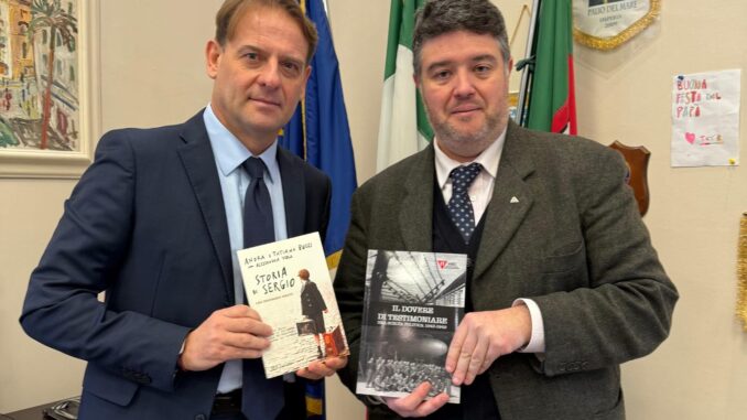 libri olocausto incontro in Regione Liguria Scajola e Falco