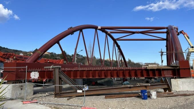 Garlenda nuovo ponte in Villafranca