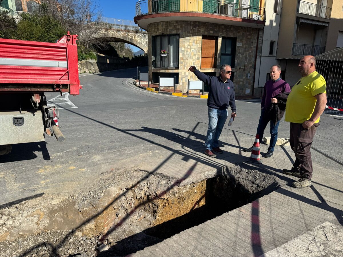 il sindaco demichelis sul cantiere