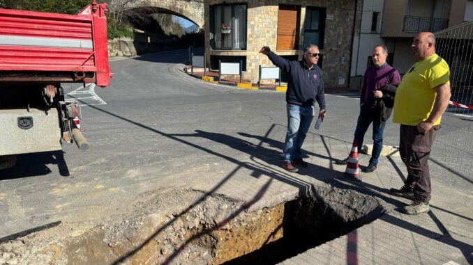 il sindaco demichelis sul cantiere