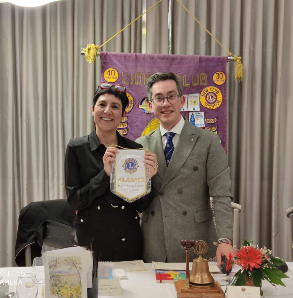 Lions Club Alassio Luca Russo e Francesca Bogliolo