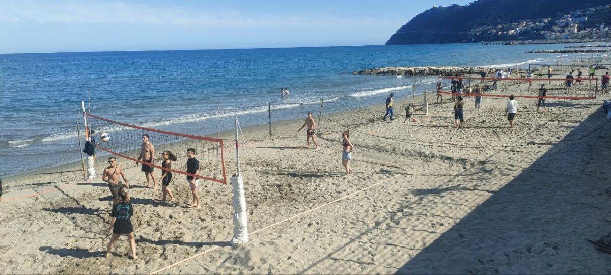 Beach volley a Laigueglia