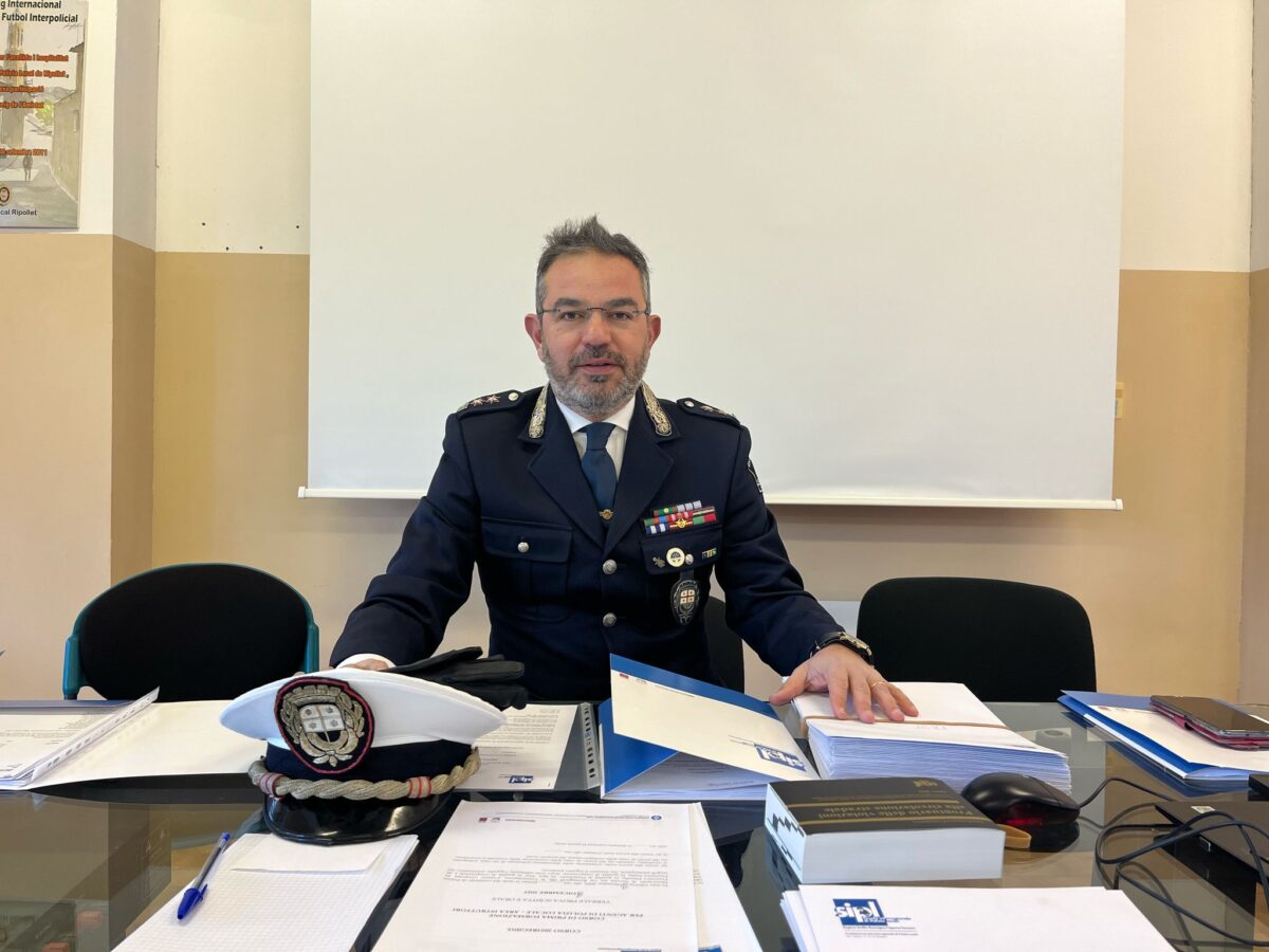 Il comandante della Polizia Locale di Alassio Francesco Parrella