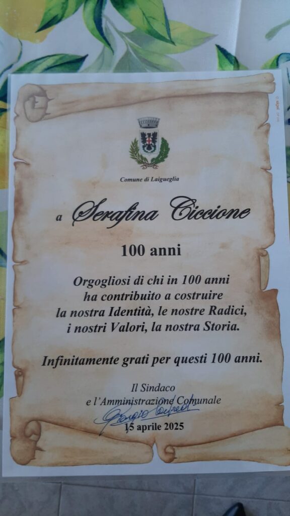 festeggiamenti centenari