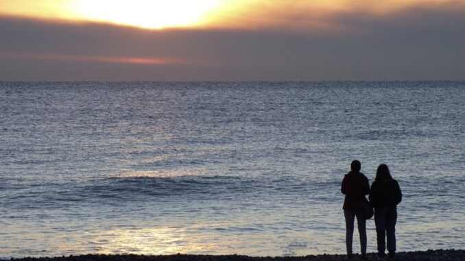 in riva al mare