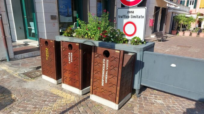 nuovi cestini Laigueglia