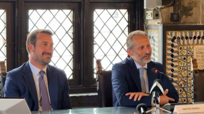 Conferenza stampa insediamento commissario Paroli