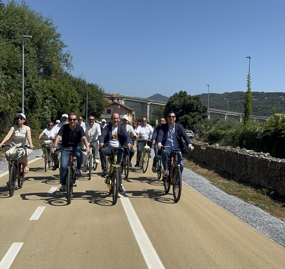 Inaugurata la ciclopedonale di Andora