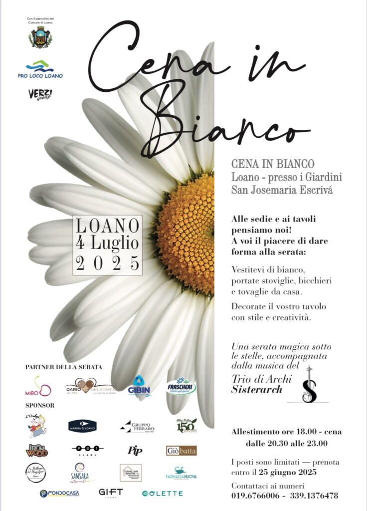 Locandina Cena Bianco 2025