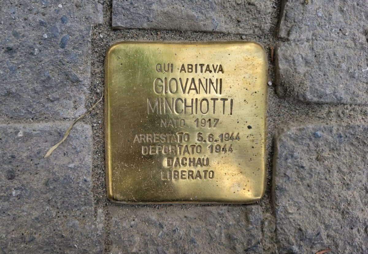 Pietra Inciampo Loano