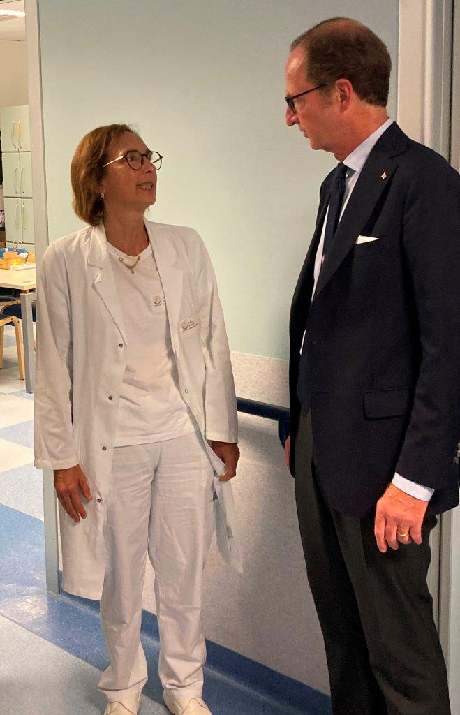 ’assessore alla Sanità di Regione Liguria Massimo Nicolò visita gli ospedali