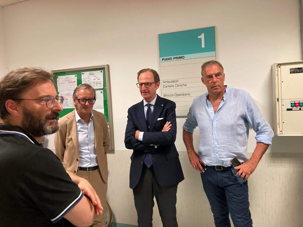 ’assessore alla Sanità di Regione Liguria Massimo Nicolò visita gli ospedali