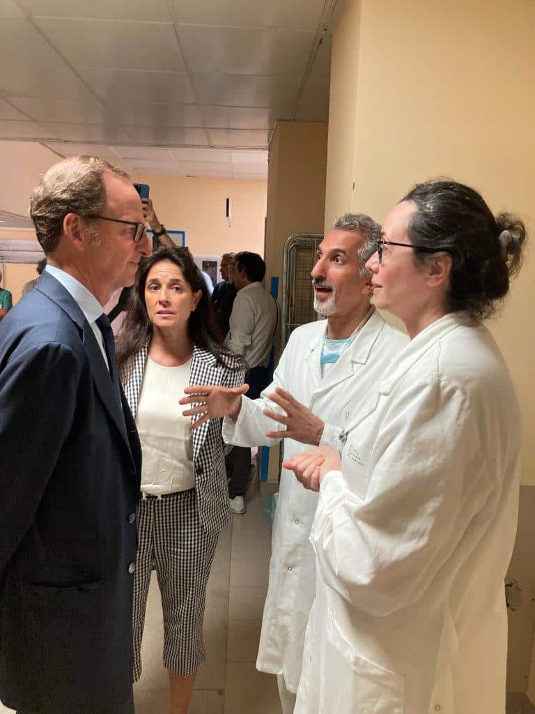 ’assessore alla Sanità di Regione Liguria Massimo Nicolò visita gli ospedali