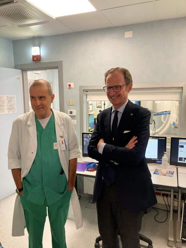 ’assessore alla Sanità di Regione Liguria Massimo Nicolò visita gli ospedali
