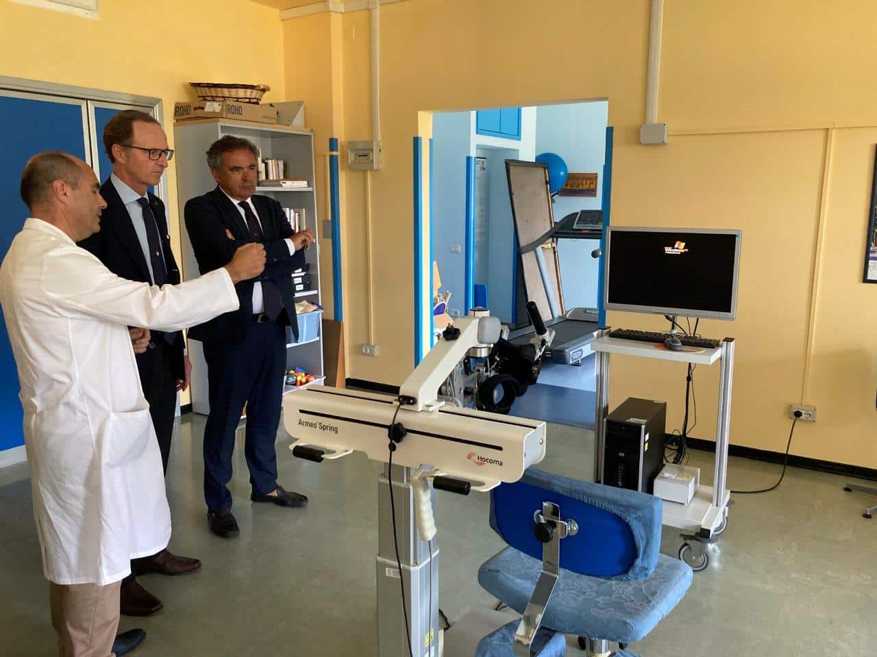 ’assessore alla Sanità di Regione Liguria Massimo Nicolò visita gli ospedali