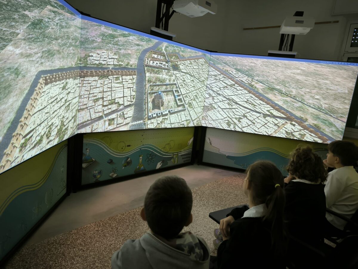aula multimediale immersiva