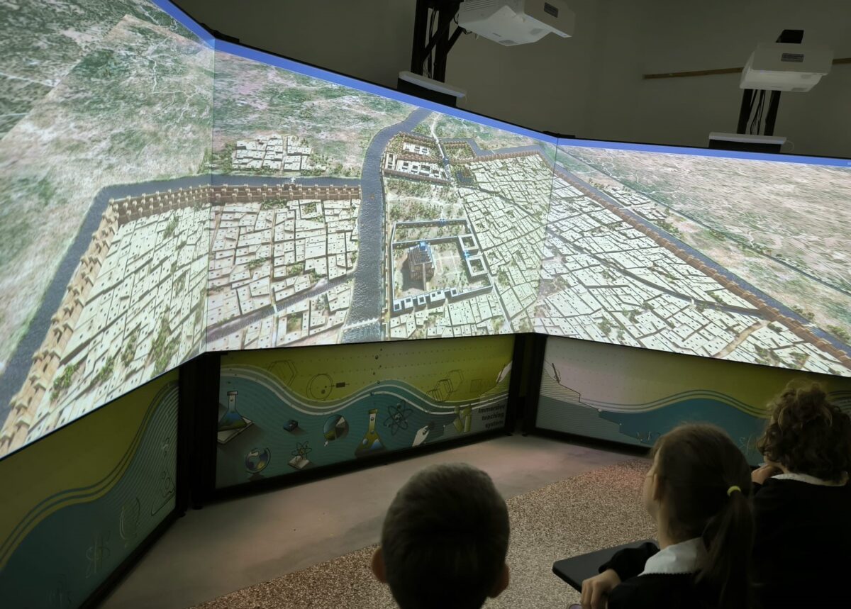 aula multimediale immersiva