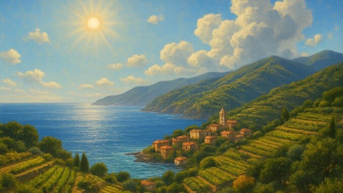 paesaggi di sole e colline - effe
