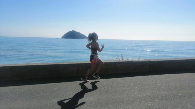 di corsa all'isola