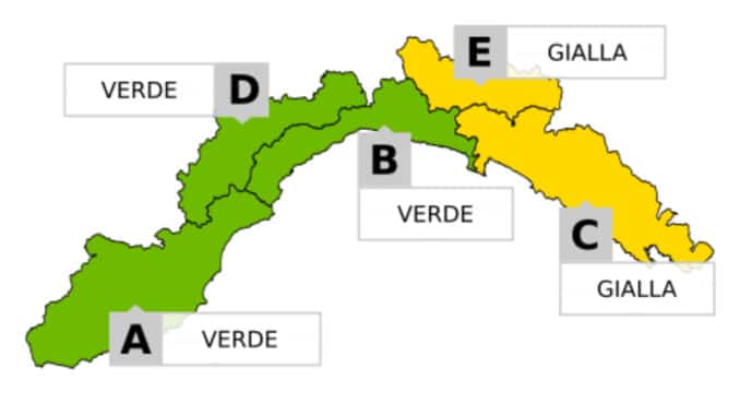 Cartina allerta