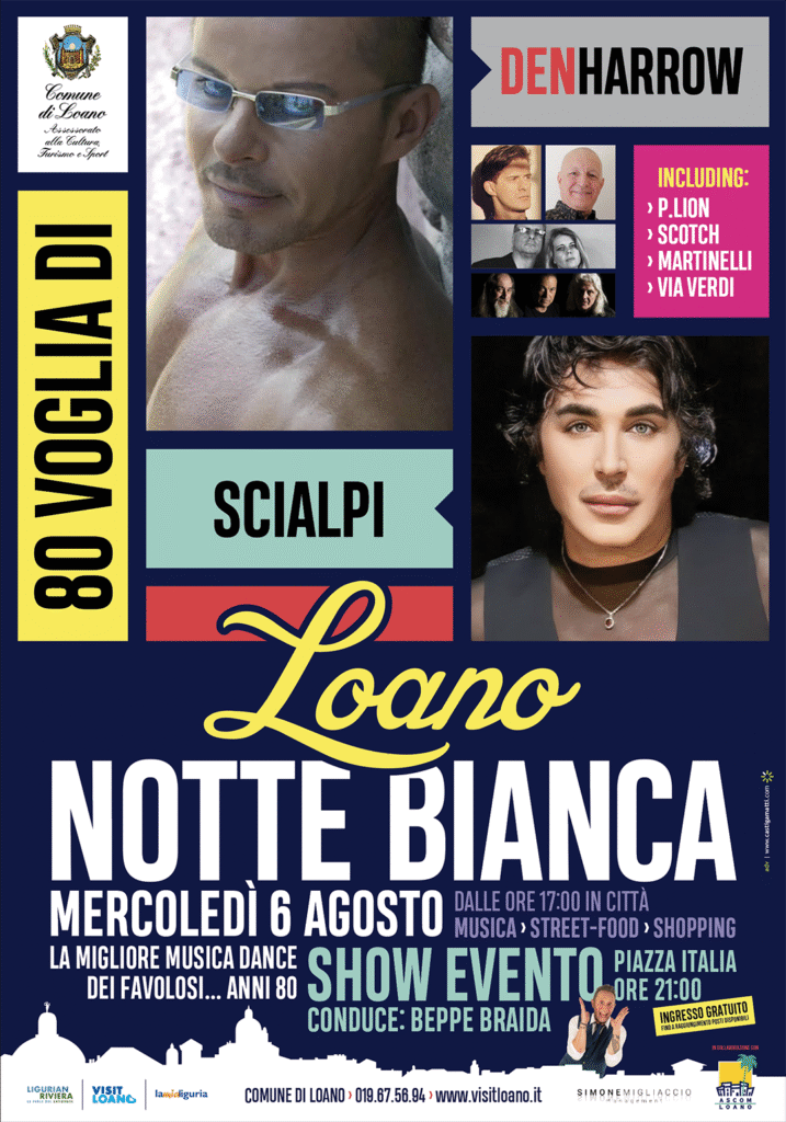 Locandina Notte Bianca Anni 80