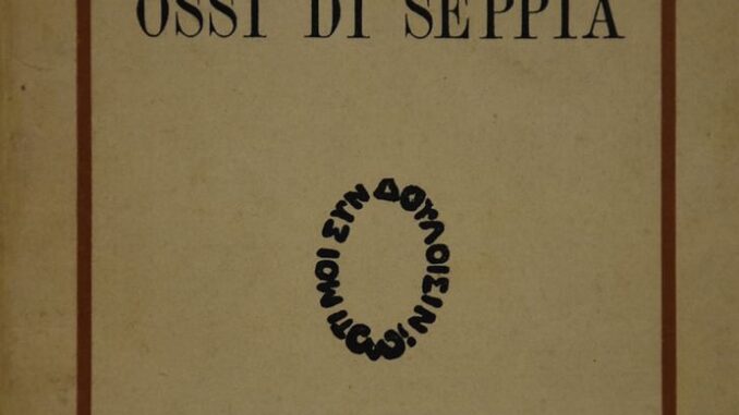 Ossi di seppia - ed Piero Gobetti 1925