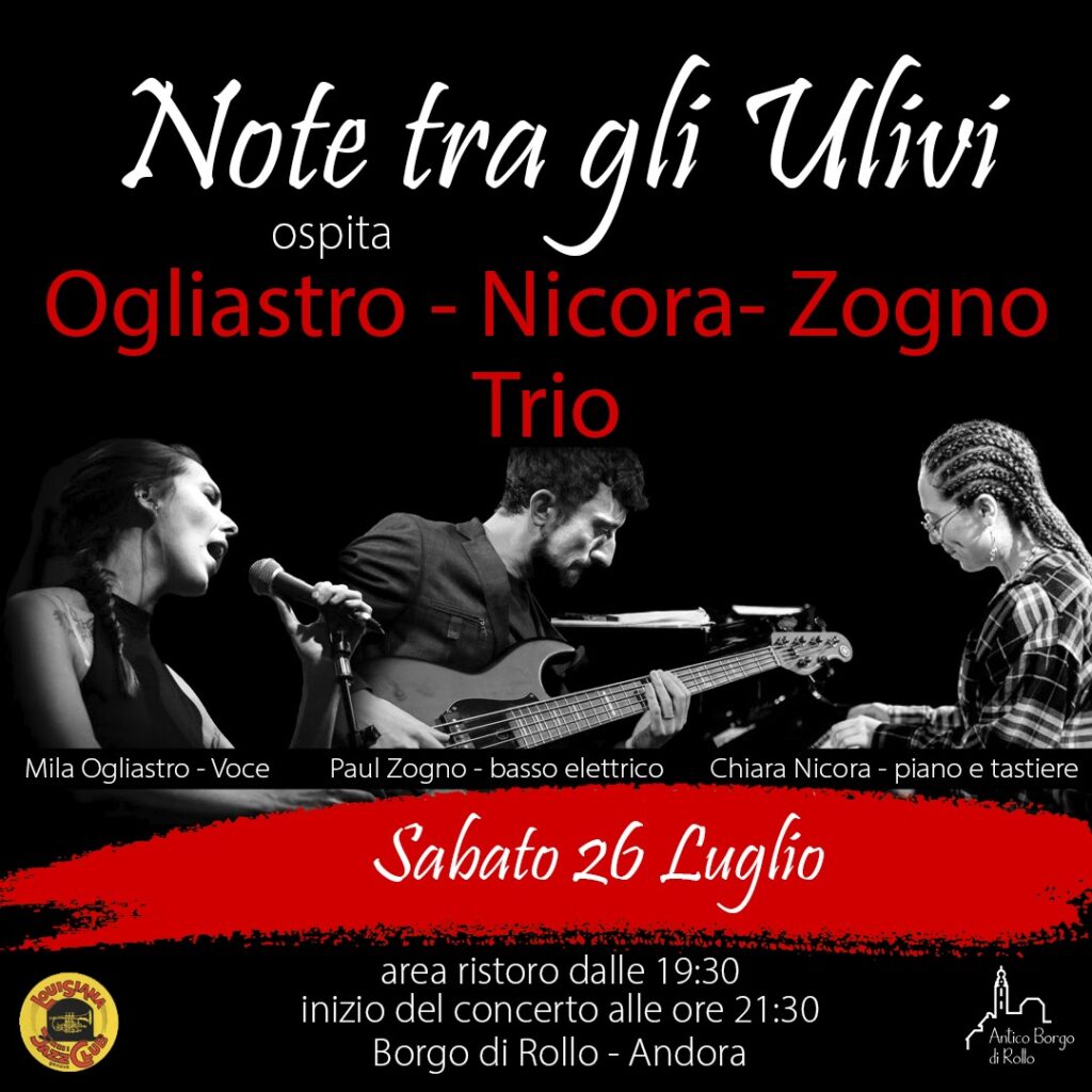 note tra ulivi Rollo Andora - concerto 26 luglio