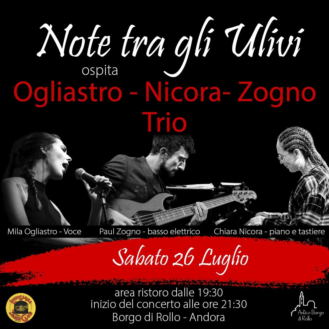 note tra ulivi Rollo Andora - concerto 26 luglio