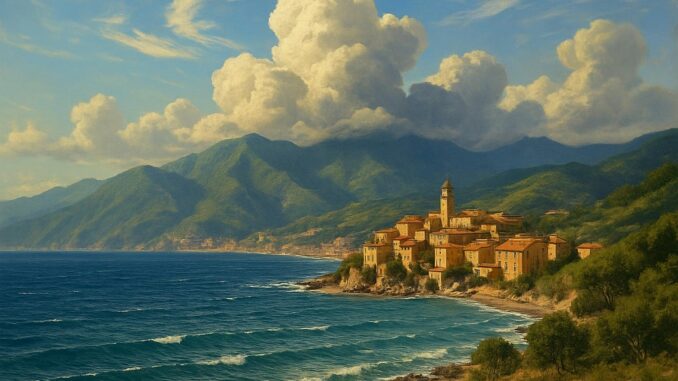 paesaggi di borghi e di onde - effe