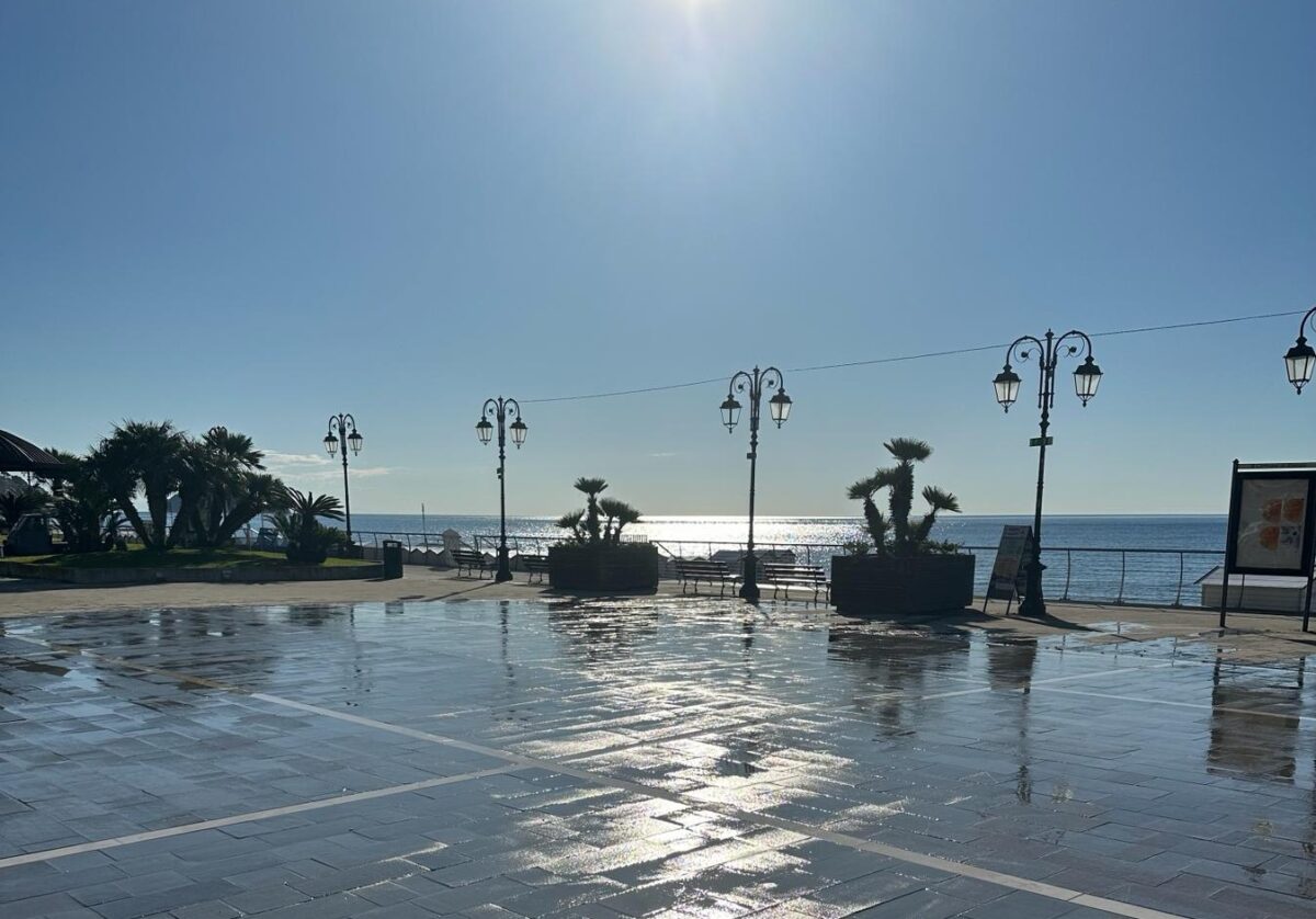 piazza partigiani ad Alassio