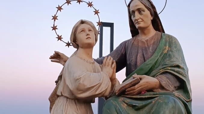 statua processionale SanAnna