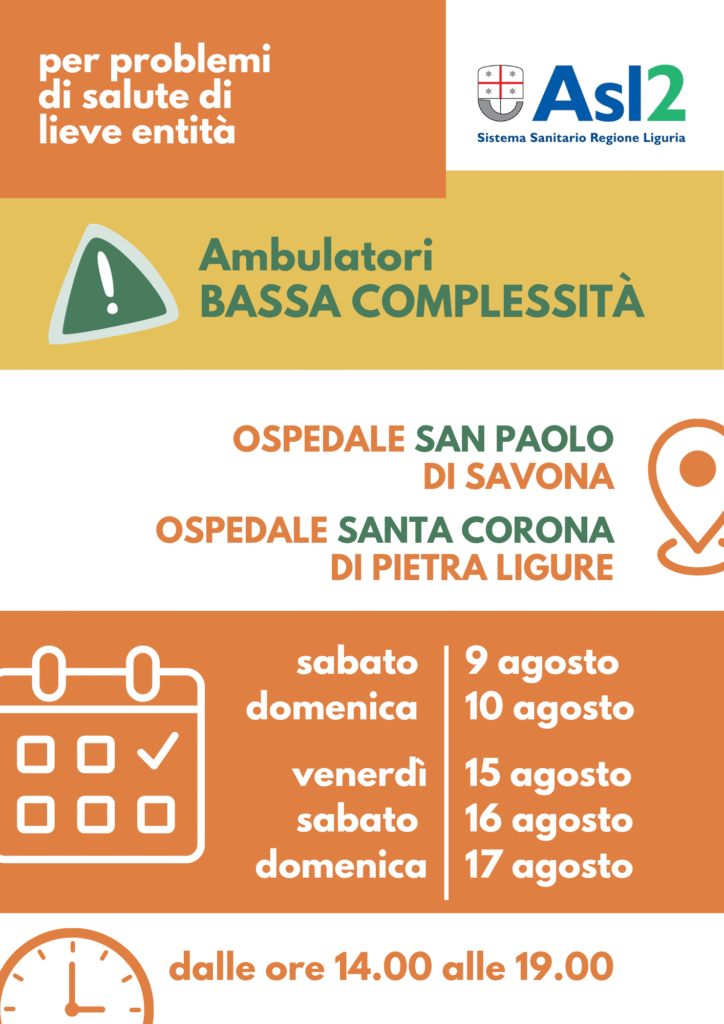 Ambulatori Bassa Complessità_Estate 2025