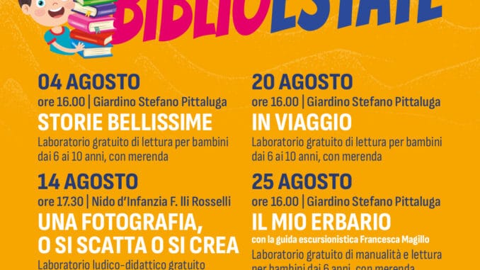 BORGHETTO SANTO SPIRITO Spazio bimbi Biblioestate