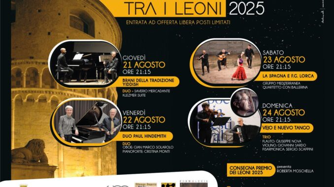 Concertando tra i Leoni