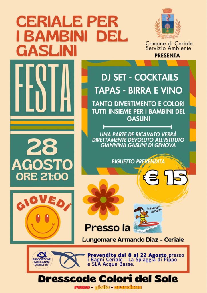 Evento Ceriale per il Gaslini