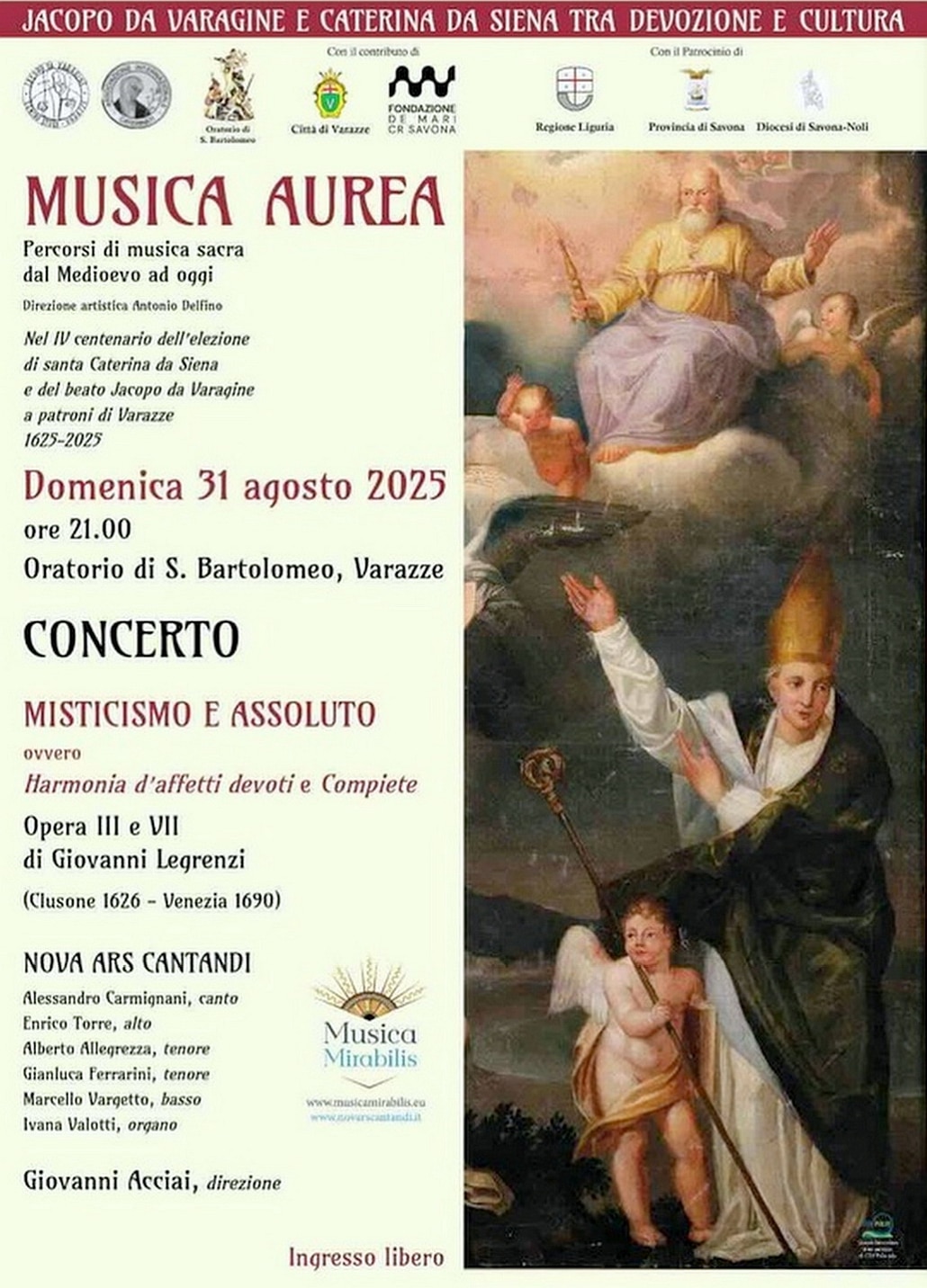 concerto 31 agosto a Varazze