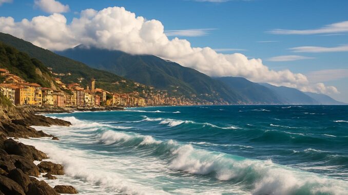 paesaggio di schiuma di mare - effe