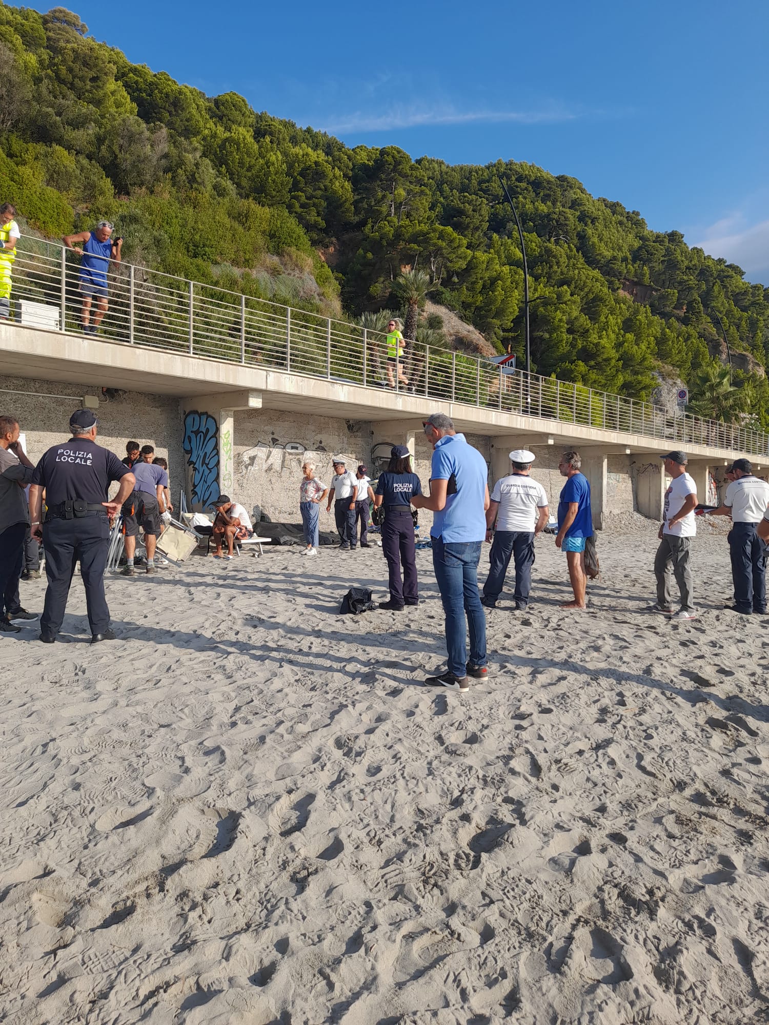 sgombero abusivi a Laigueglia